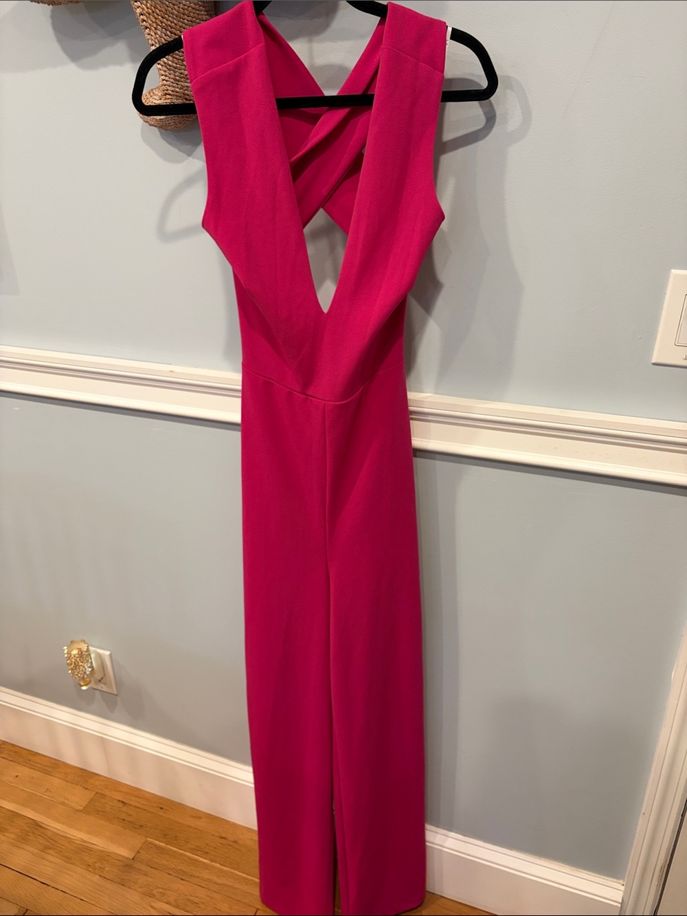 Lulus Fuchsia Cross-Back Romper